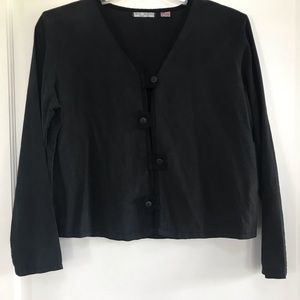 Russ Beren’s Black crop jacket size small.